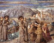 GOZZOLI, Benozzo Scenes from the Life of St Francis (Scene 7, south wall) dfg china oil painting reproduction